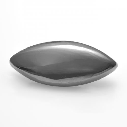 8.98캐럿 천연 실버 그레이 헤마타이트, 마퀴즈, 20.8×9 mm, 불투명체