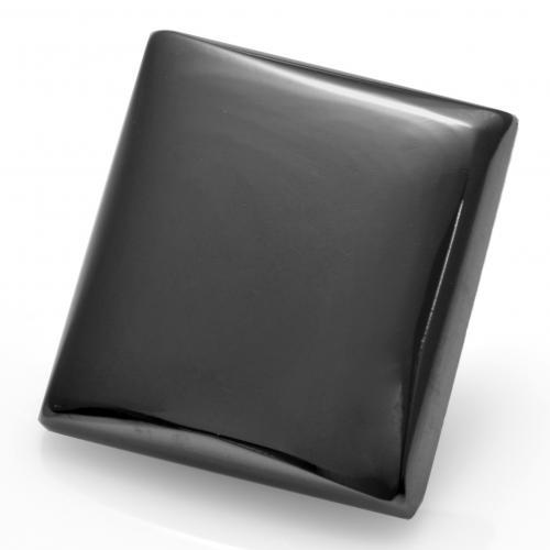 13.24캐럿 천연 미디엄 그레이 헤마타이트, 스퀘어, 15×14 mm, 불투명체