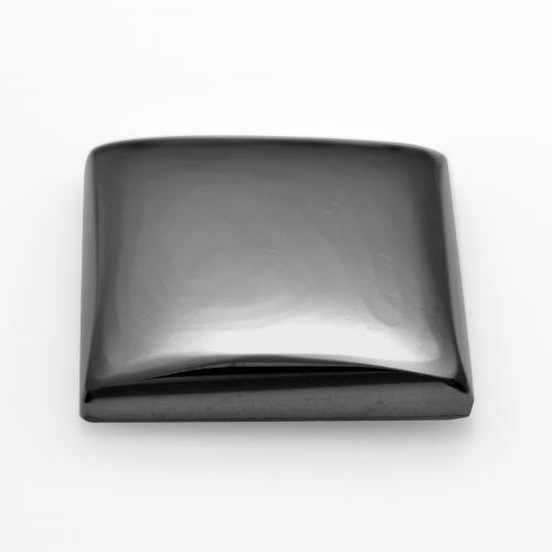 13.24캐럿 천연 미디엄 그레이 헤마타이트, 스퀘어, 15×14 mm, 불투명체