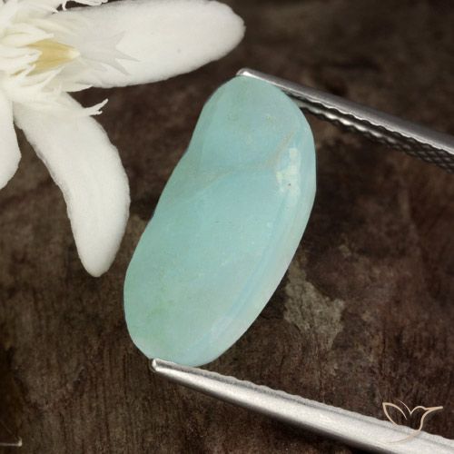 6.00ct 자연스러운 부시 그린 헤미모파이트 드루지, 타원형, 투명한
