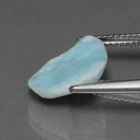 3.40캐럿 천연 아쿠아 블루 헤미모파이트 드루지, 멋진 모양, 불투명체