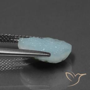 4.20캐럿 천연 하늘색 헤미모파이트 드루지, 멋진 모양, 불투명체