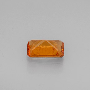 0.50캐럿 천연 만다린 오렌지 헤소나이트 가넷, 에메랄드 컷, 5.9×3.8 mm, VS-SI