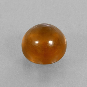 2.44캐럿 천연 만다린 오렌지 헤소나이트 가넷, 투명한, 6.86 mm, 투명/반투명