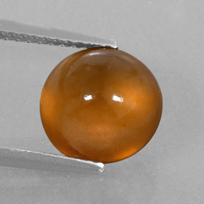 3.80캐럿 천연 만다린 오렌지 헤소나이트 가넷, 투명한, 9.18 mm, 투명/반투명