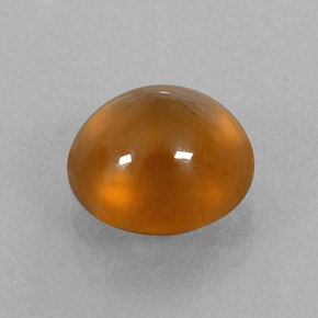 3.80캐럿 천연 만다린 오렌지 헤소나이트 가넷, 투명한, 9.18 mm, 투명/반투명