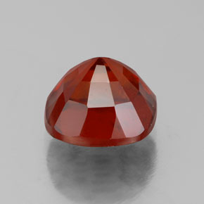 3.08캐럿 천연 시나몬 오렌지 헤소나이트 가넷, 쿠션 컷, 8.1×8 mm, VS