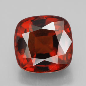 8.60캐럿 천연 시나몬 오렌지 헤소나이트 가넷, 쿠션 컷, 11.4×11.2 mm, VS