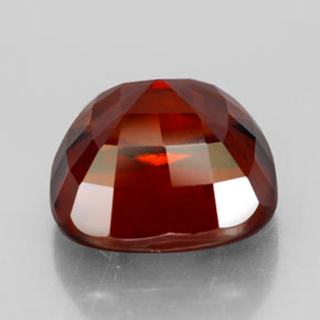 8.60캐럿 천연 시나몬 오렌지 헤소나이트 가넷, 쿠션 컷, 11.4×11.2 mm, VS