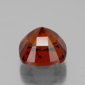 4.07캐럿 천연 시나몬 오렌지 헤소나이트 가넷, 쿠션 컷, 8.8×8.8 mm, VS-SI