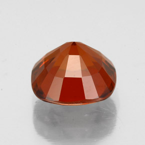 2.61캐럿 천연 시나몬 오렌지 헤소나이트 가넷, 쿠션 컷, 8×7.9 mm, VS