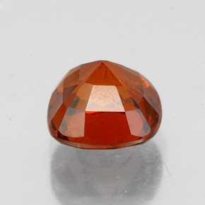 2.45캐럿 천연 시나몬 오렌지 헤소나이트 가넷, 쿠션 컷, 7.7×7.5 mm, VS-SI