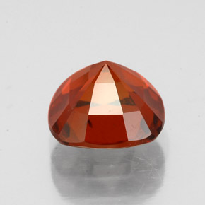 2.32캐럿 천연 시나몬 오렌지 헤소나이트 가넷, 쿠션 컷, 7.9×7.8 mm, VS-SI
