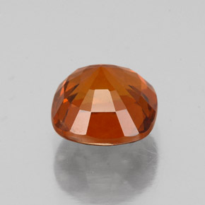 2.04캐럿 천연 시나몬 오렌지 헤소나이트 가넷, 쿠션 컷, 7.1×7.1 mm, VS-SI