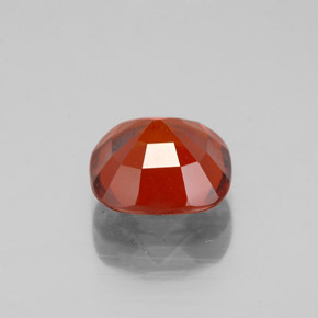 2.47캐럿 천연 시나몬 오렌지 헤소나이트 가넷, 쿠션 컷, 8.1×8 mm, VS