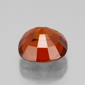 2.18캐럿 천연 시나몬 오렌지 헤소나이트 가넷, 쿠션 컷, 7.9×7.9 mm, VS-SI