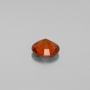1.02캐럿 천연 시나몬 오렌지 헤소나이트 가넷, 라운드 컷, 6.53 mm, SI