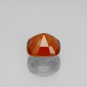 1.78캐럿 천연 시나몬 오렌지 헤소나이트 가넷, 쿠션 컷, 7×6.9 mm, VS-SI