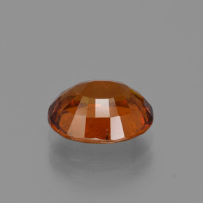 2.68캐럿 천연 시나몬 오렌지 헤소나이트 가넷, 타원형 컷, 9.2×7.6 mm, VS-SI