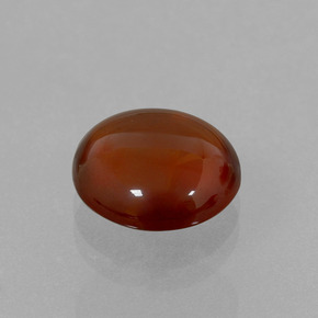 5.68캐럿 천연 시나몬 오렌지 헤소나이트 가넷, 라운드 컷, 11.07 mm, 투명한