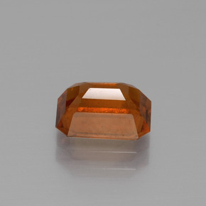 1.83캐럿 천연 시나몬 오렌지 헤소나이트 가넷, 에메랄드 컷, 8×5.8 mm, VS