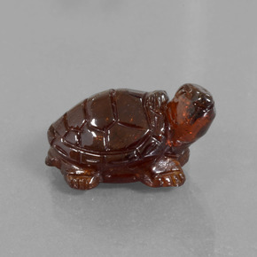 12.27캐럿 천연 시나몬 오렌지 헤소나이트 가넷, 멋진 모양, 15.8×10.4 mm, 투명한