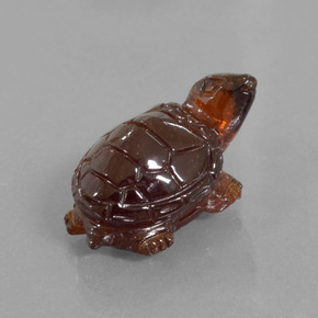 12.27캐럿 천연 시나몬 오렌지 헤소나이트 가넷, 멋진 모양, 15.8×10.4 mm, 투명한
