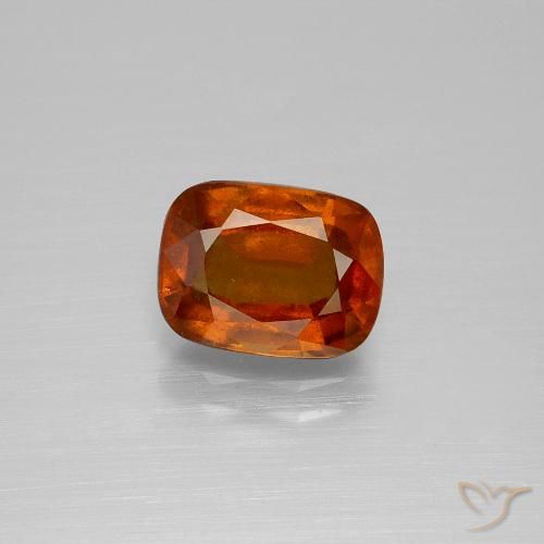 2.72ct 자연스러운 미디엄 오렌지 헤소나이트 가넷, 방석, VS-SI