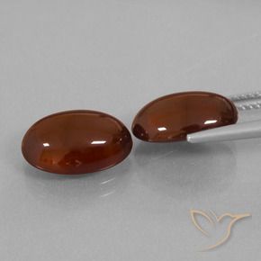 10.35캐럿 천연 웜 브라운 헤소나이트 가넷 보석, 타원형, 투명한