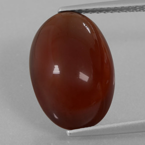 8.24캐럿 천연 오렌지 헤소나이트 가넷, 타원형 컷, 14.8×10.1 mm, 투명한
