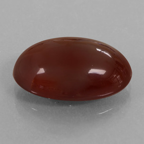 8.24캐럿 천연 오렌지 헤소나이트 가넷, 타원형 컷, 14.8×10.1 mm, 투명한