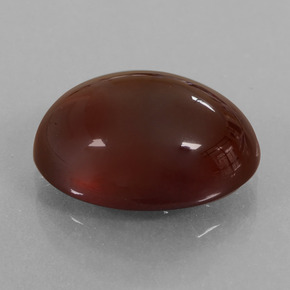 8.64캐럿 천연 오렌지 헤소나이트 가넷, 타원형 컷, 13.9×10.1 mm, 투명한