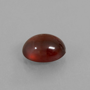 2.77캐럿 천연 오렌지 헤소나이트 가넷, 타원형 컷, 9×7 mm, 투명한