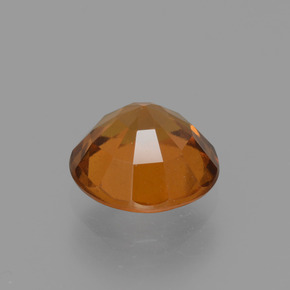 2.53캐럿 천연 시나몬 오렌지 헤소나이트 가넷, 라운드 컷, 8.20 mm, VS