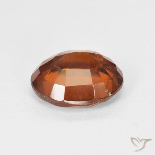 2.87캐럿 천연 Medium Dark-Orange 헤소나이트 가넷, 타원형, VS