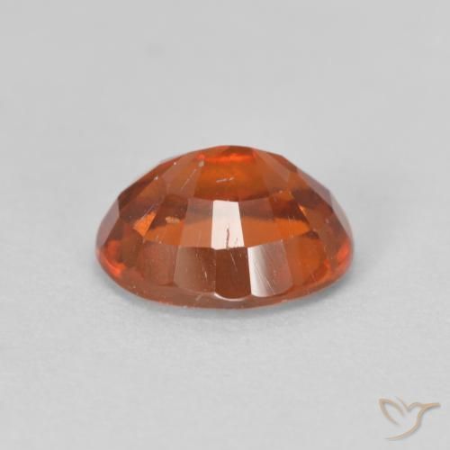 2.48캐럿 천연 Medium Dark-Orange 헤소나이트 가넷, 타원형, VS