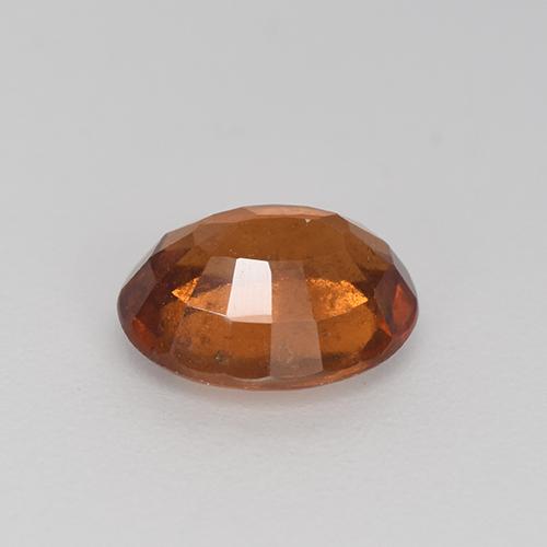 2.26캐럿 천연 미디엄 브라운 헤소나이트 가넷, 타원형 컷, 8.9×7.3 mm, VS-SI