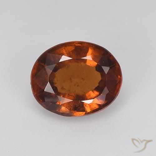 2.72ct 자연스러운 적갈색 헤소나이트 가넷, 타원형, VS-SI