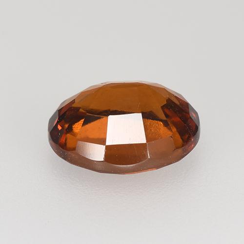 2.47캐럿 천연 딥 오렌지 헤소나이트 가넷, 타원형 컷, 8.8×7.3 mm, VVS-VS