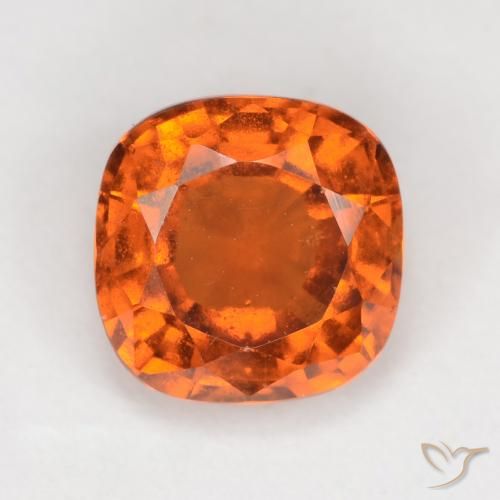 2.05ct 자연스러운 미디엄 오렌지 헤소나이트 가넷, 방석, VS