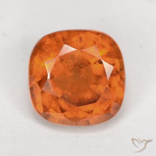 2.16ct 자연스러운 미디엄 오렌지 헤소나이트 가넷, 방석, VS-SI