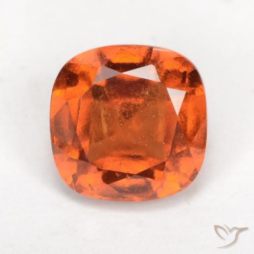 2.21ct 자연스러운 미디엄 오렌지 헤소나이트 가넷, 방석, VS-SI