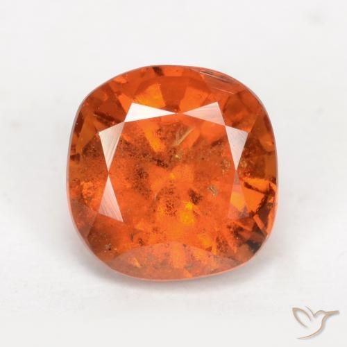 2.15ct 자연스러운 미디엄 오렌지 헤소나이트 가넷, 방석, VS-SI