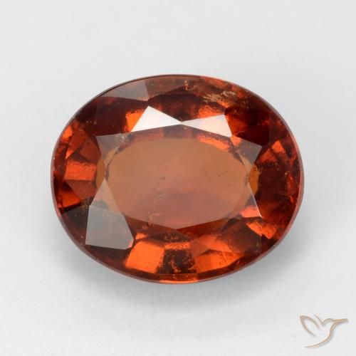 2.68ct 자연스러운 딥 오렌지 헤소나이트 가넷, 타원형, VS-SI