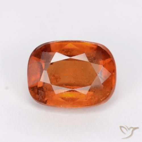 2.13ct 자연스러운 미디엄 오렌지 헤소나이트 가넷, 방석, SI