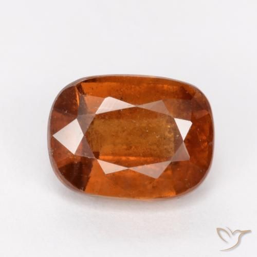 2.21ct 자연스러운 미디엄 오렌지 헤소나이트 가넷, 방석, SI