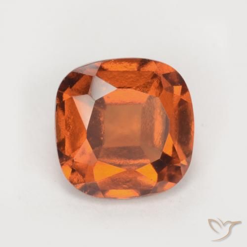 1.78ct 자연스러운 미디엄 오렌지 헤소나이트 가넷, 방석, VS