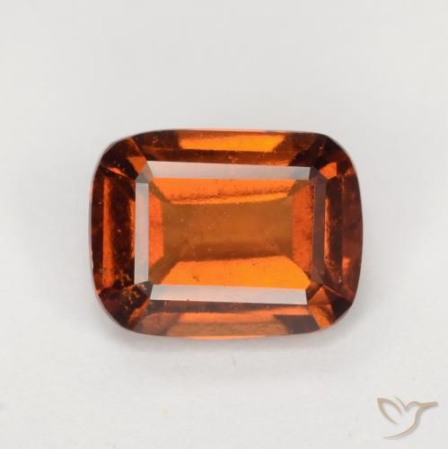 2.09ct 자연스러운 미디엄 오렌지 헤소나이트 가넷, 방석, VS
