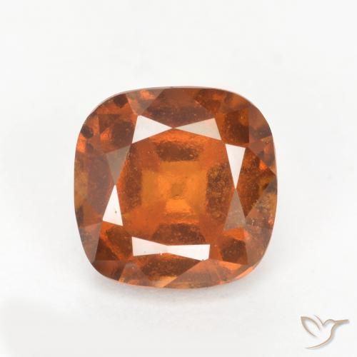 2.22ct 자연스러운 딥 오렌지 헤소나이트 가넷, 방석, VS-SI