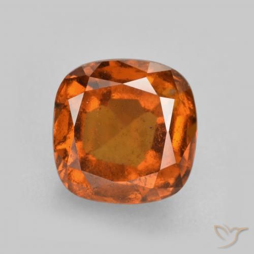2.32ct 자연스러운 앰버 오렌지 헤소나이트 가넷, 방석, VS-SI